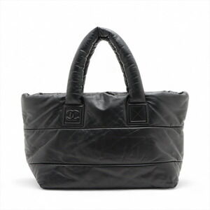 Chanel Coco Cocoon Lambskin Tote Bag Black